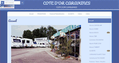 Desktop Screenshot of cotedorcaravanes.com