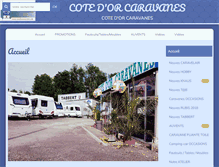 Tablet Screenshot of cotedorcaravanes.com